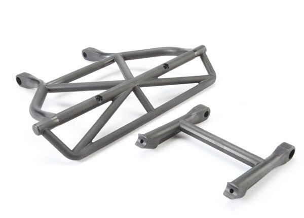 BUMPER/MOUNT REAR BLACK - 5836