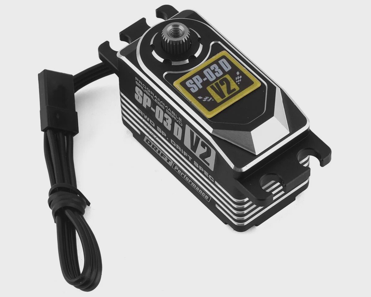 SP-03 D V2 Programable Brushless Drift Servo (Black) (High Voltage)