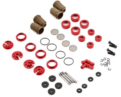 YOKY2-SBBSRA Yokomo YD-2 Super Low Friction Aluminum Big Bore Shock Set (Red)