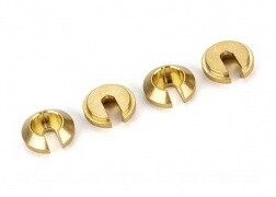 TRA9761A  LOWER SHOCK RETAINER BRASS (4)