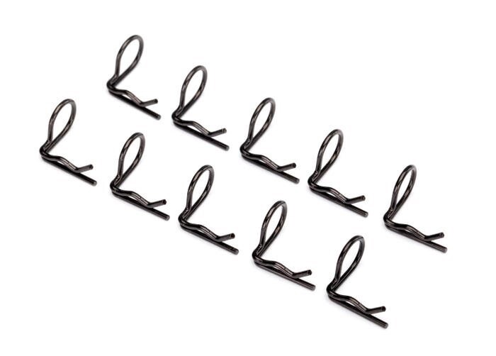 Body Clip Angled 90D-Black - 3935A