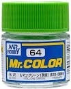 Mr Hobby Mr. Color 64 - Yellow Green (Gloss/Primary Car) - 10ml