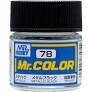 Mr Hobby Mr. Color 78 - Metal Black (Metallic/Primary Car) - 10ml