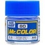 Mr Hobby Mr. Color 80 - Cobalt Blue (Semi-Gloss/Primary) - 10ml