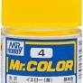 Mr Hobby Mr. Color 4 - Yellow (Gloss/Primary) - 10ml