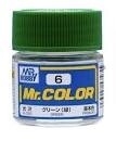 Mr Hobby Mr. Color 6 - Green (Gloss/Primary) - 10ml