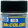 Mr Hobby Mr. Color 15 - IJN Green (Nakajima) - 10ml (Semi-Gloss/Aircraft) - 10ml
