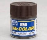 Mr Hobby Mr. Color 41 - Red Brown (Flat/Tank) - 10ml