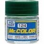 Mr Hobby Mr. Color 124 - Dark Green (Mitsubishi) (Semi-Gloss/Aircraft) - 10ml