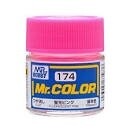 Mr Hobby Mr. Color 174 - Fluorescent Pink (Gloss/Primary) - 10ml
