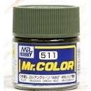 Mr Hobby Mr. Color 511 Russian Green 4BO (Semi-Gloss) - 10ml