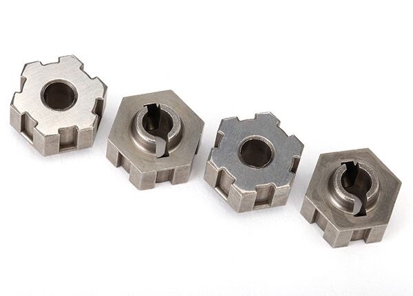Wheel hubs, hex, steel (4) - 8568