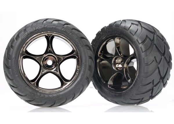Tires &amp; wheels (Tracer 2.2&quot; black chrome wheels)(Anaconda 2.2&quot; tires) (Bandit rear) - 2478A