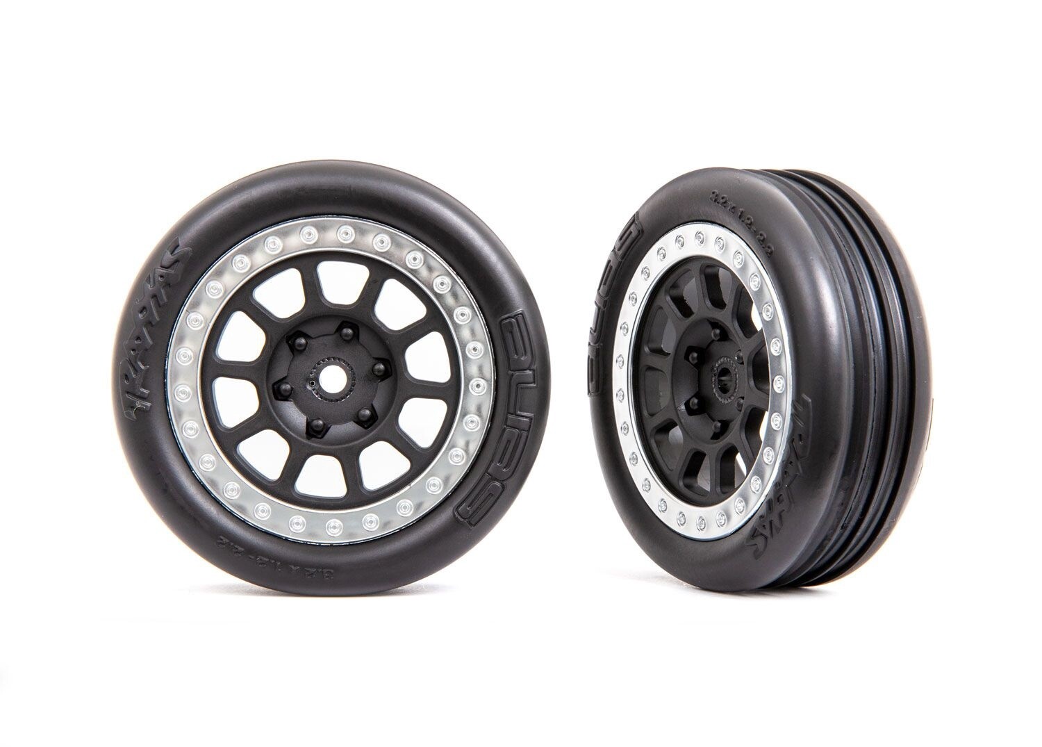 Tires &amp; wheels (black chrome wheels) (Alias ribbed 2.2&quot; tires) (Bandit front medium)) - 2471G