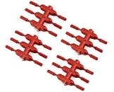 DSC-DEN-2RA Scale Red Lug Nuts