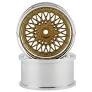RC Art SSR Formula Mesh 19 Drift Wheels (Gold) (2)