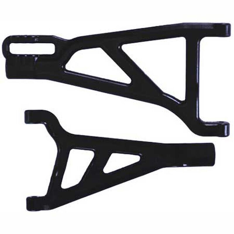 RPM80212 Front A-Arms, Right, Black: TRA Summit, Revo, E-Revo