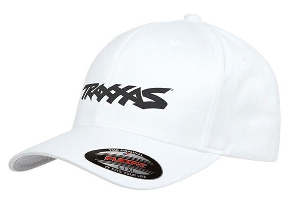 TRAXXAS LOGO HAT WHITE L/XL - TRA1188-WHT