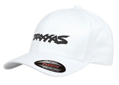 TRAXXAS LOGO HAT WHITE L/XL - TRA1188-WHT