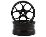 DS Racing Feathery Split Spoke Drift Rim (Black Hi Gloss) (2) (6mm Offset) w/12mm Hex