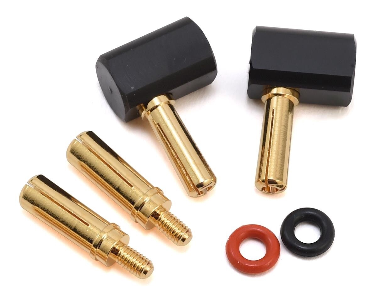 YEAWPT-0121  Yeah Racing 4mm &amp; 5mm Bullet Angled Connector Set