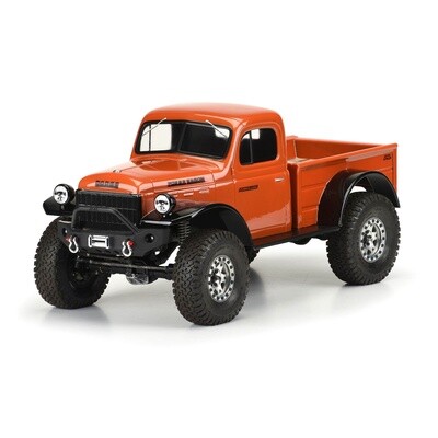 PRO349900 1/10 1946 Dodge Power Wagon Clear Body 12.3&quot; (313mm) WB Crawlers