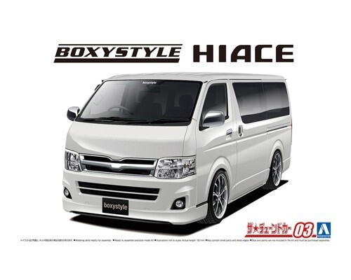 AOS-05895 Aoshima 1/24 boxystyle TRH200V HIACE SUPER GL &#39;10 Toyota