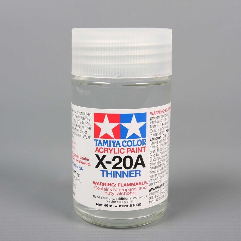 Tamiya Acrylic/Poly Thinner X20A 46 ml