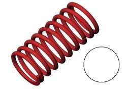Spring, shock (GTR) (2.9 rate white) (std. front 90mm) - 5436