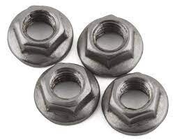 DSC-DEN-M4S DS Racing 4x5.5mm Stainless Steel Wheel Nuts (Silver) (4)