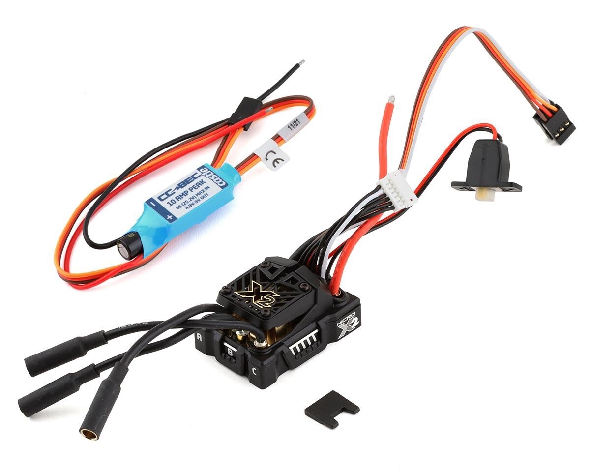 Castle Creations Mamba Micro X2 Crawler Waterproof Sensored Brushless ESC w/CSE010-0004-00 10A BEC