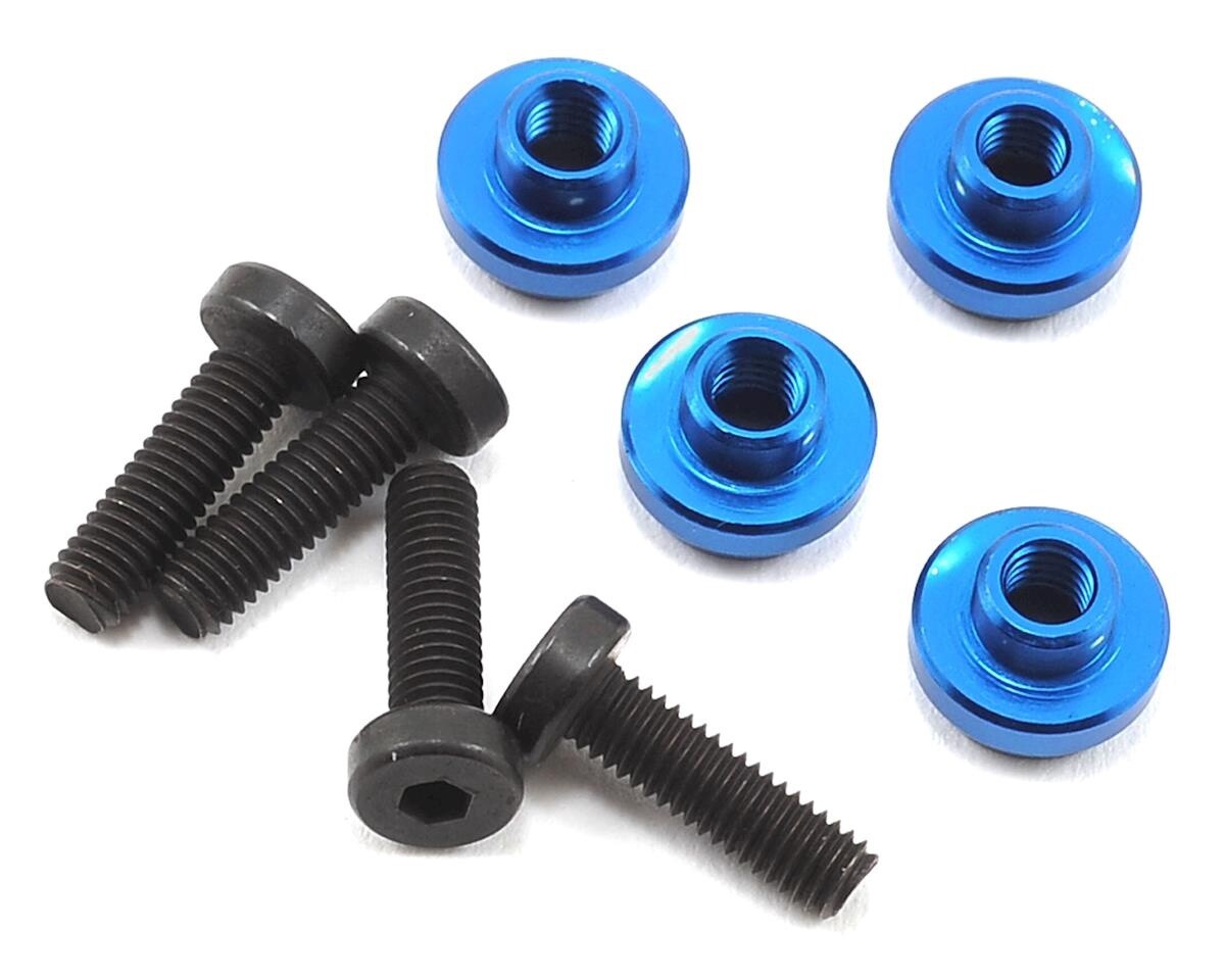 Aluminum Servo Mount Grommet (Blue) (4)