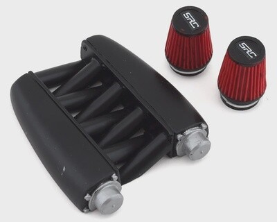Sideways RC Scale Drift Dual V8 Intake