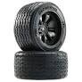 10139-18 VTA REAR TIRES (31MM) MOUNTED BLACK WHEELS (2)
