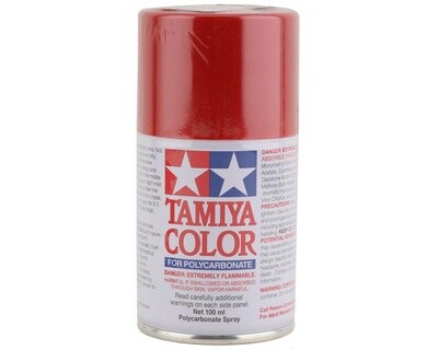 TAM86060 Tamiya PS-60 Bright Mica Red Lexan Spray Paint (100ml)