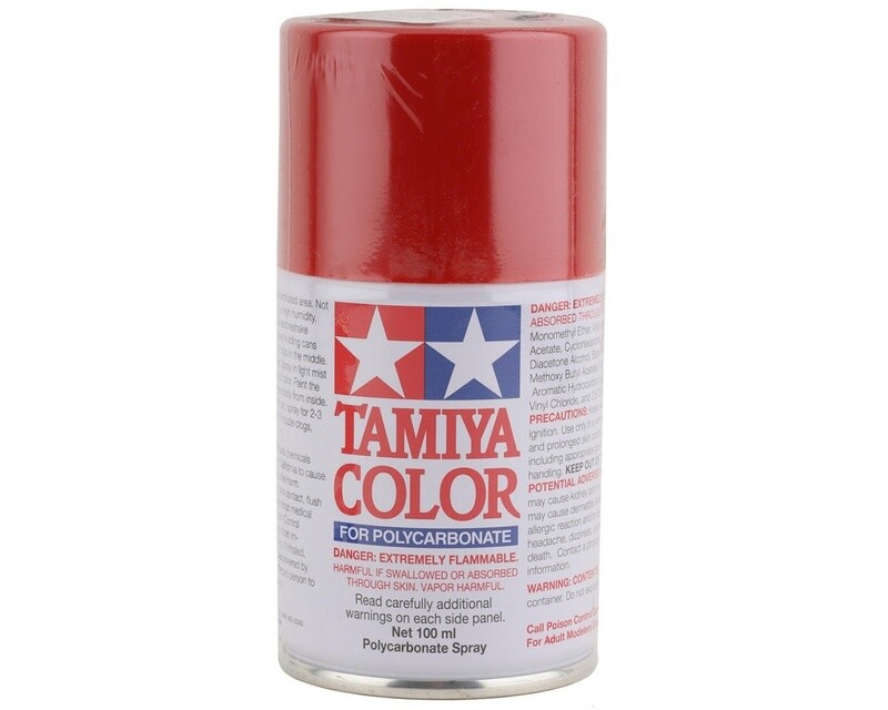 TAM86060 Tamiya PS-60 Bright Mica Red Lexan Spray Paint (100ml)