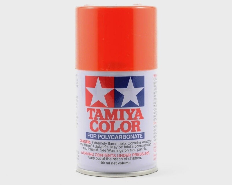 TAM86007 Tamiya PS-7 Orange Lexan Spray Paint (100ml)