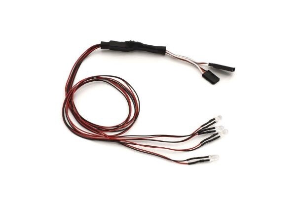 KYO97054-4CR LED Light Unit(Φ5/4Bulbs/L=400/Clear＆Red)