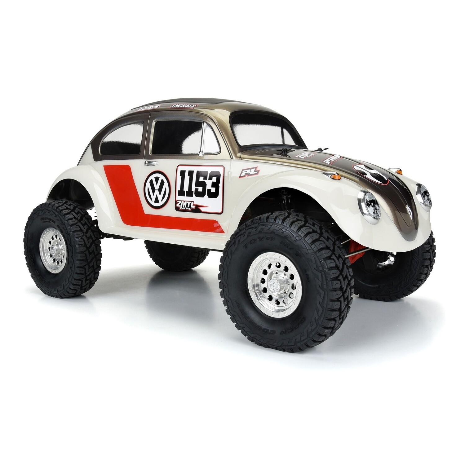 PRO359500 1/10 Volkswagen Beetle Clear Body 12.3&quot; (313mm) Wheelbase Crawlers