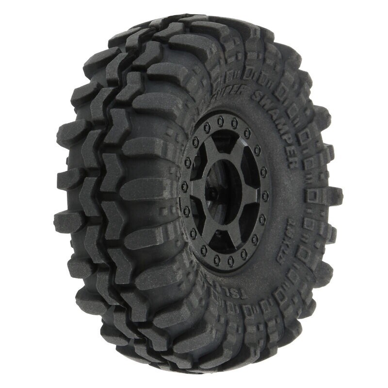 PRO1021410 1/24 Interco Super Swamper F/R 1.0&quot; Tires MTD 7mm Black Holcomb (4)