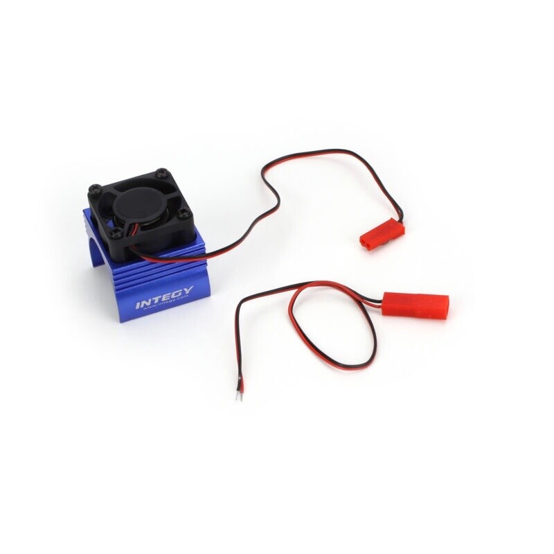 INTC23141BL Super BL Motor Heatsink with Fan, Blue: Traxxas 1/16 E-Revo, Slash 4X4