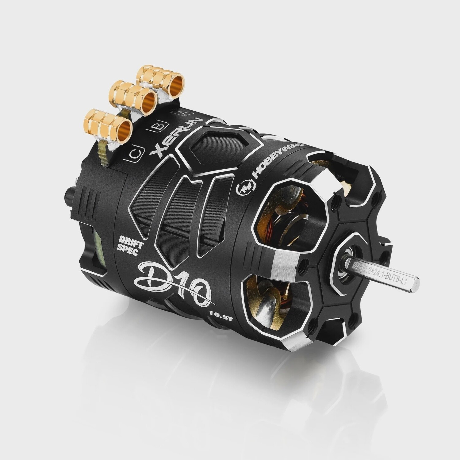 Xerun D10 Drift Motor 10.5T, Colour: Black