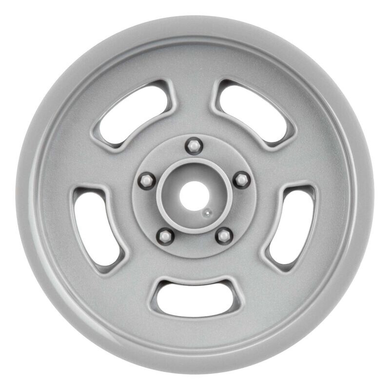 PRO279205 1/10 Slot Mag Drag Spec Front 2.2&quot; 12mm Drag Wheels (2) Gray