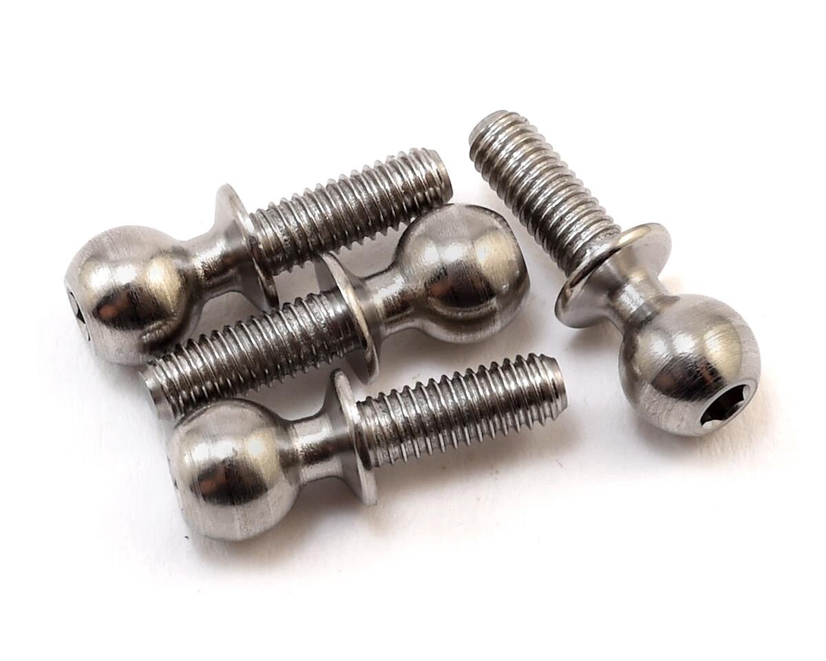 YOKZ2-206-8A Yokomo 5.5mm Rod End Ball Stud (4) (8mm Long)