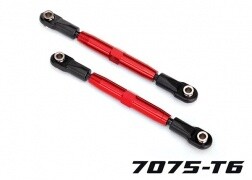 Camber links, rear red aluminum, stronger than titanium 73mm - 3644R