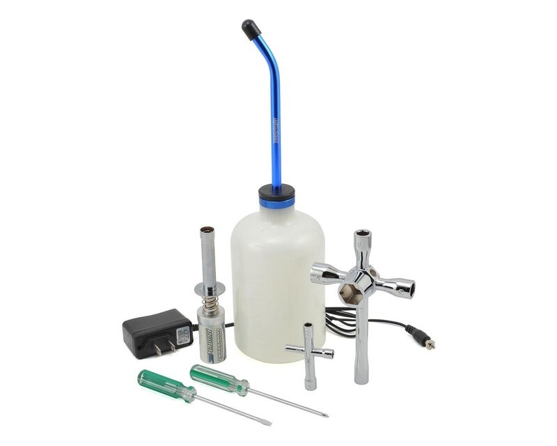 PTK-7601 ProTek RC Nitro Starter Set w/Glow Ignitor, Fuel Bottle, Wrenches &amp; Screwdrivers