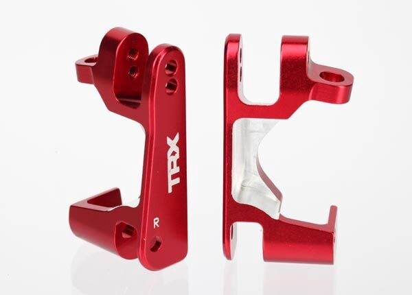 Caster Block Red Aluminum 4X4 - 6832R