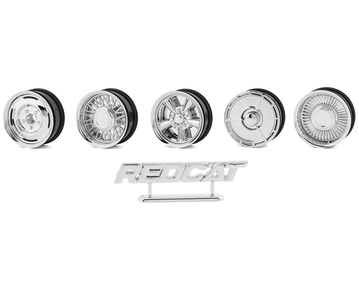 Redcat Lowrider Mod-Wheels (Chrome) w/12mm Hex - RER14737