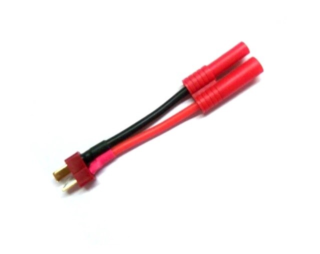 REDCAT RACING ST-4BTOT 4.0 Banana to Male T Plug Adapter