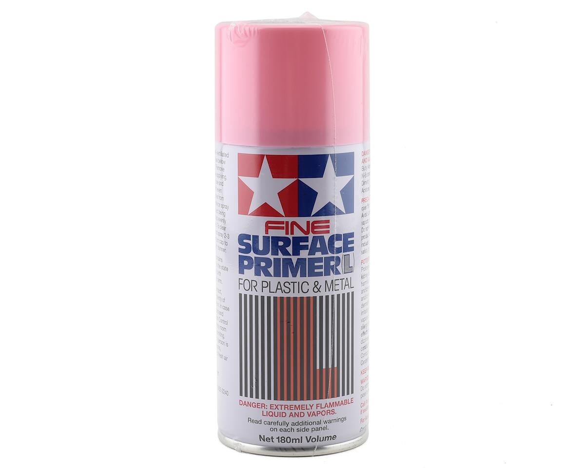 TAM87146 Tamiya Fine Surface Primer Paint (Pink) (180ml)